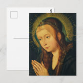 Carte Postale Vierge Marie en prière (Devant / Derrière)