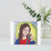 Carte Postale Vierge Marie et Bébé Jésus (Debout devant)