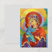 Carte postale Vierge Marie et Enfant Notre Dame (Devant / Derrière)