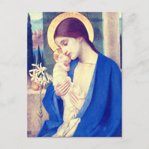 Carte Postale Vierge Marie et enfant par Marianne Stokes