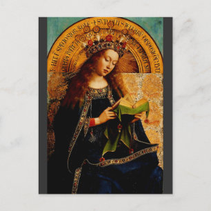 Carte Postale Vierge Marie par Jan van Eyck