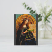 Carte Postale Vierge Marie par Jan van Eyck (Debout devant)