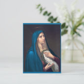 Carte Postale Vierge Marie pleurant, E. Steinmann (Debout devant)