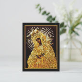 Carte Postale Vierge noire en prière (Debout devant)