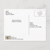 Carte postale vierge sépia de la roue d'un moulin  (Dos)