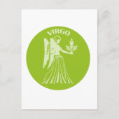 Carte Postale Vierge, Signe du zodiaque, Horoscope, Astrologie (Devant)