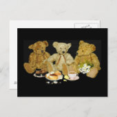 Carte postale vierge Teddy Bear (Devant / Derrière)