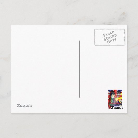 Carte postale vierge Teddy Bear (Dos)