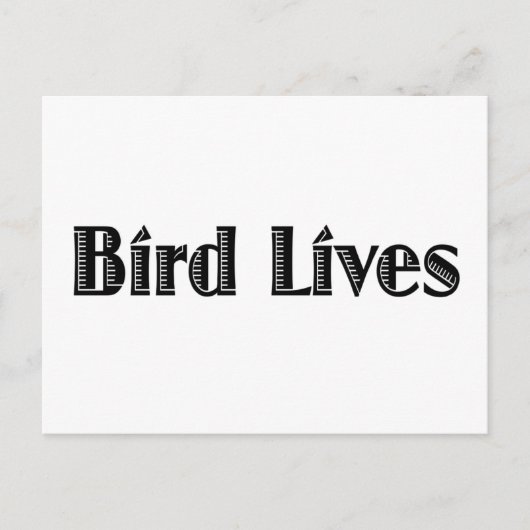 Carte Postale Vies d'oiseaux (Devant)