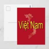 Carte Postale Viêt Nam (Devant / Derrière)