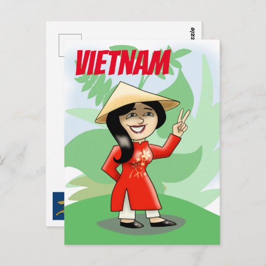 Carte Postale Vietnam (Devant / Derrière)