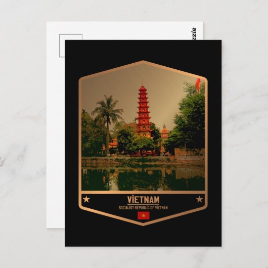Carte Postale Vietnam (Devant / Derrière)