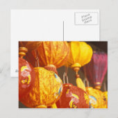 Carte Postale Vietnam, Hoi An Grandes lanternes, souvenirs (Devant / Derrière)