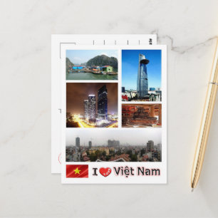 Carte Postale Vietnam - J'adore -