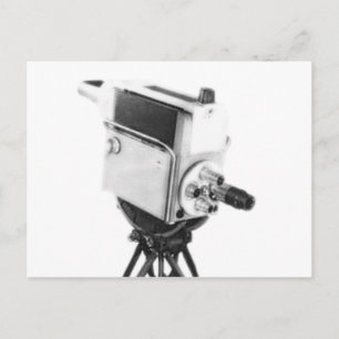 Carte Postale Vieux appareil de télévision à diffusion