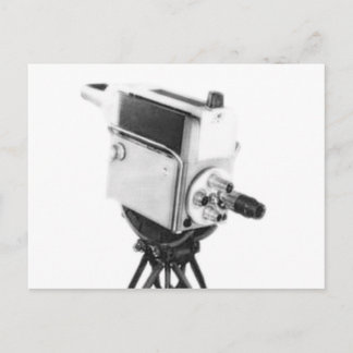 Carte Postale Vieux appareil de télévision à diffusion