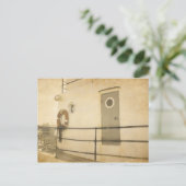 Carte Postale Vieux bateau (Debout devant)