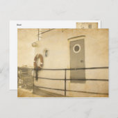 Carte Postale Vieux bateau (Devant / Derrière)