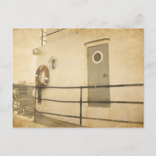 Carte Postale Vieux bateau (Devant)