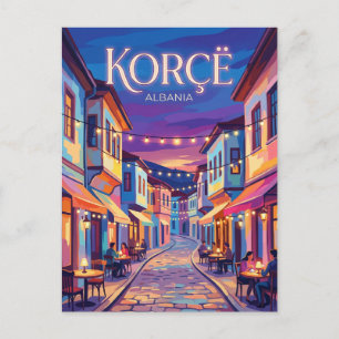 Carte Postale Vieux bazar de Korçë Albanie