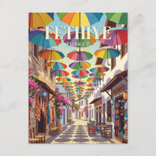 Carte Postale Vieux bourg de Fethiye Turquie