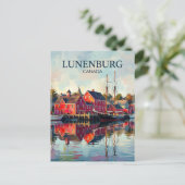Carte Postale Vieux bourg de Lunenburg Canada (Debout devant)