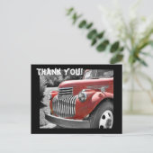 Carte Postale Vieux camion (Debout devant)