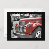 Carte Postale Vieux camion (Devant / Derrière)