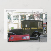 Carte Postale Vieux Camion-Poste Smithsonian National Postal Mue (Devant / Derrière)