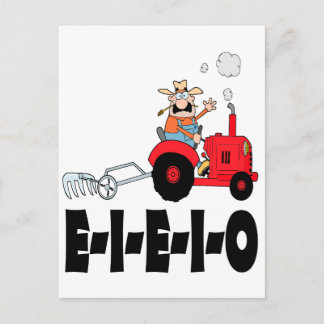 Carte Postale vieux caricature macdonald eieio