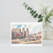 Carte Postale Vieux Castle Square à Carnarvon (Debout devant)