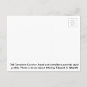 Carte Postale Vieux catcher Geronimo (Dos)