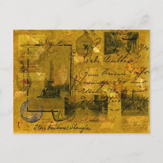 Carte Postale Vieux Changhaï (Devant)