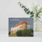 Carte Postale Vieux château à Sandomierz. Pologne (Debout devant)
