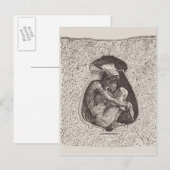 Carte Postale Vieux cimetière indien (Devant / Derrière)