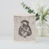 Carte Postale Vieux cimetière indien (Debout devant)