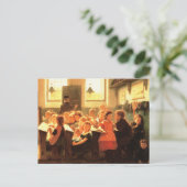 Carte postale Vieux Classroom Peinture Art (Debout devant)