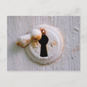 Carte Postale Vieux clavier blanc (Devant)