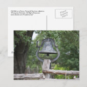 Carte Postale Vieux clocher sur une clôture (Devant / Derrière)