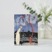 Carte Postale Vieux contes de fées françaises : Un arbre de beau (Debout devant)