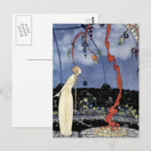 Carte Postale Vieux contes de fées françaises : Un arbre de beau (Devant / Derrière)