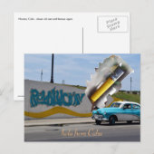 Carte Postale Vieux cool Havana Cuba (Devant / Derrière)