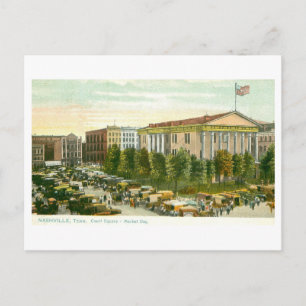 Carte Postale Vieux Court Square, Nashville, Tennessee