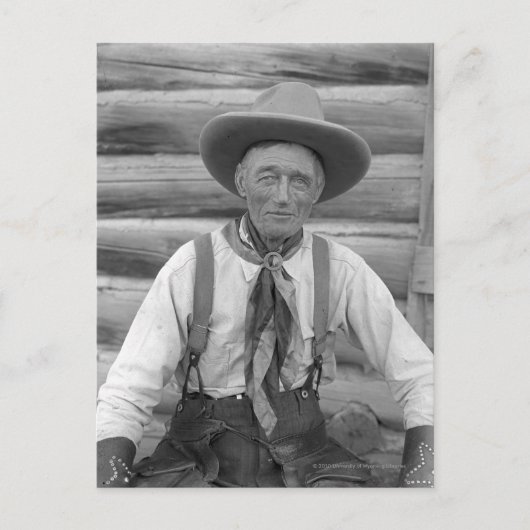 Carte Postale Vieux cowboy (Devant)