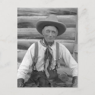 Carte Postale Vieux cowboy