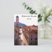 Carte Postale Vieux Dubrovnik - Stradun (Debout devant)