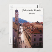 Carte Postale Vieux Dubrovnik - Stradun (Devant / Derrière)
