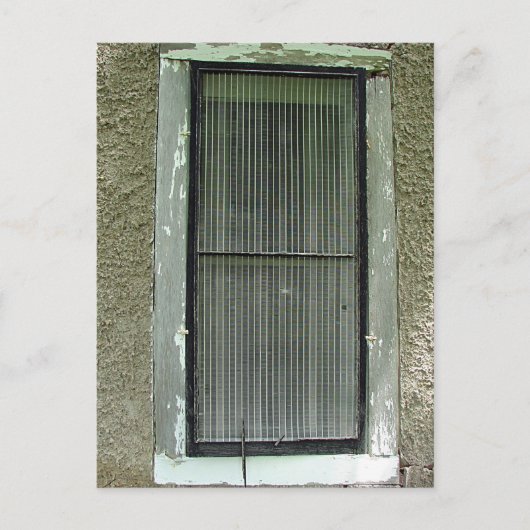Carte Postale Vieux fenêtre 2 (Devant)