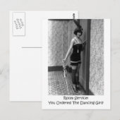 Carte Postale Vieux film silencieux (Devant / Derrière)