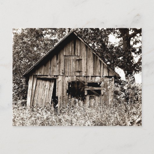 Carte Postale Vieux hangar de ferme (Devant)